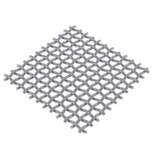 Квадратная сетка из нержавеющей стали  Простым и саржевым переплетением